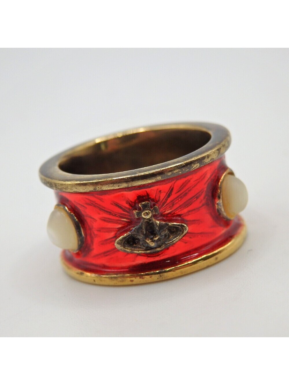 Authentic Vivienne Westwood orb king ring 925 silver[Used]